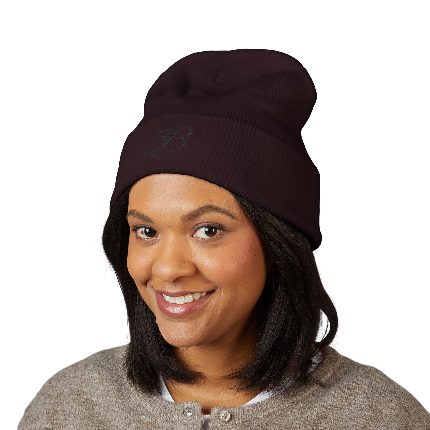 '5B' Classic Cuffed Beanie by Ashley Renee