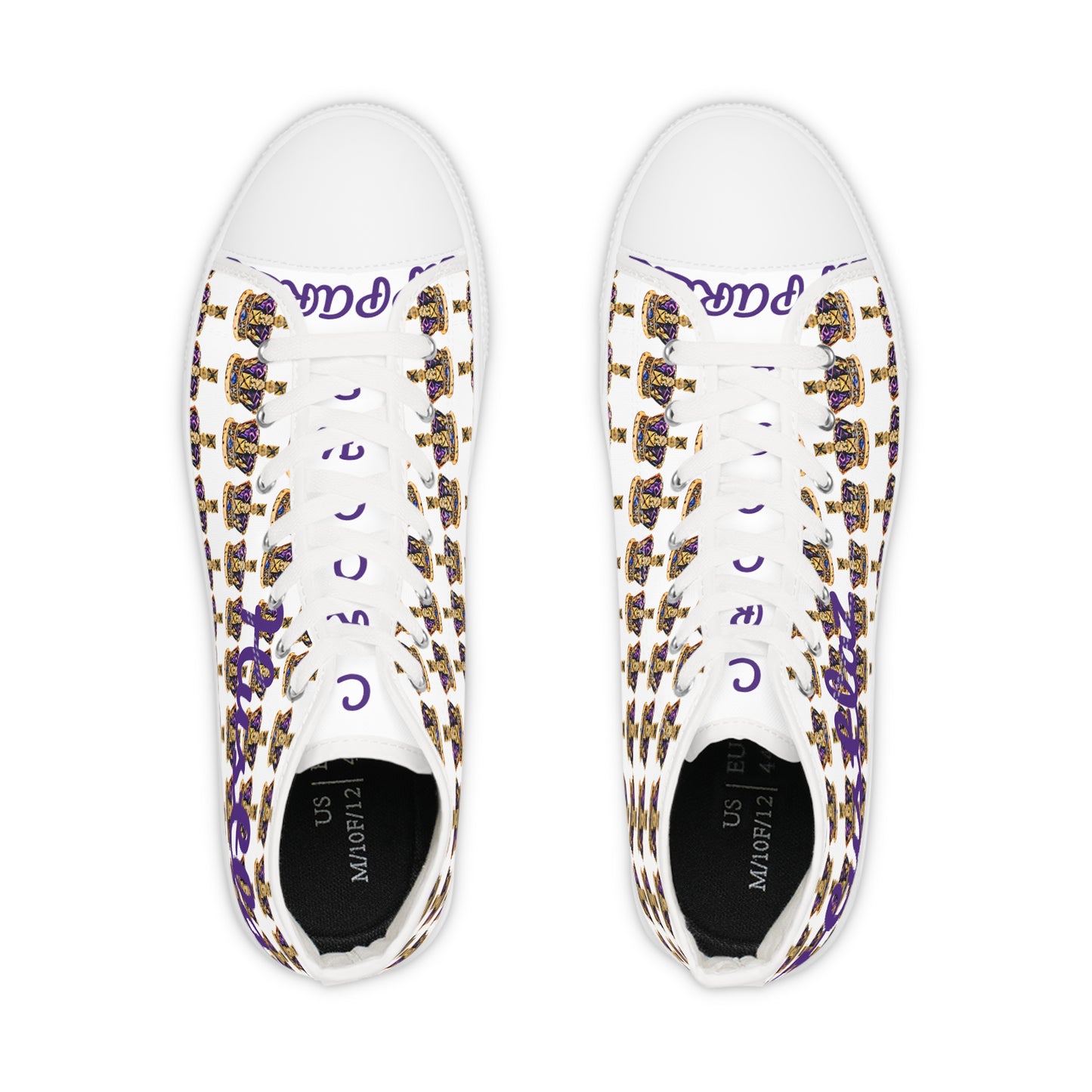 Stylish Men's High-Top Sneakers - Unique Streetwear Footwear