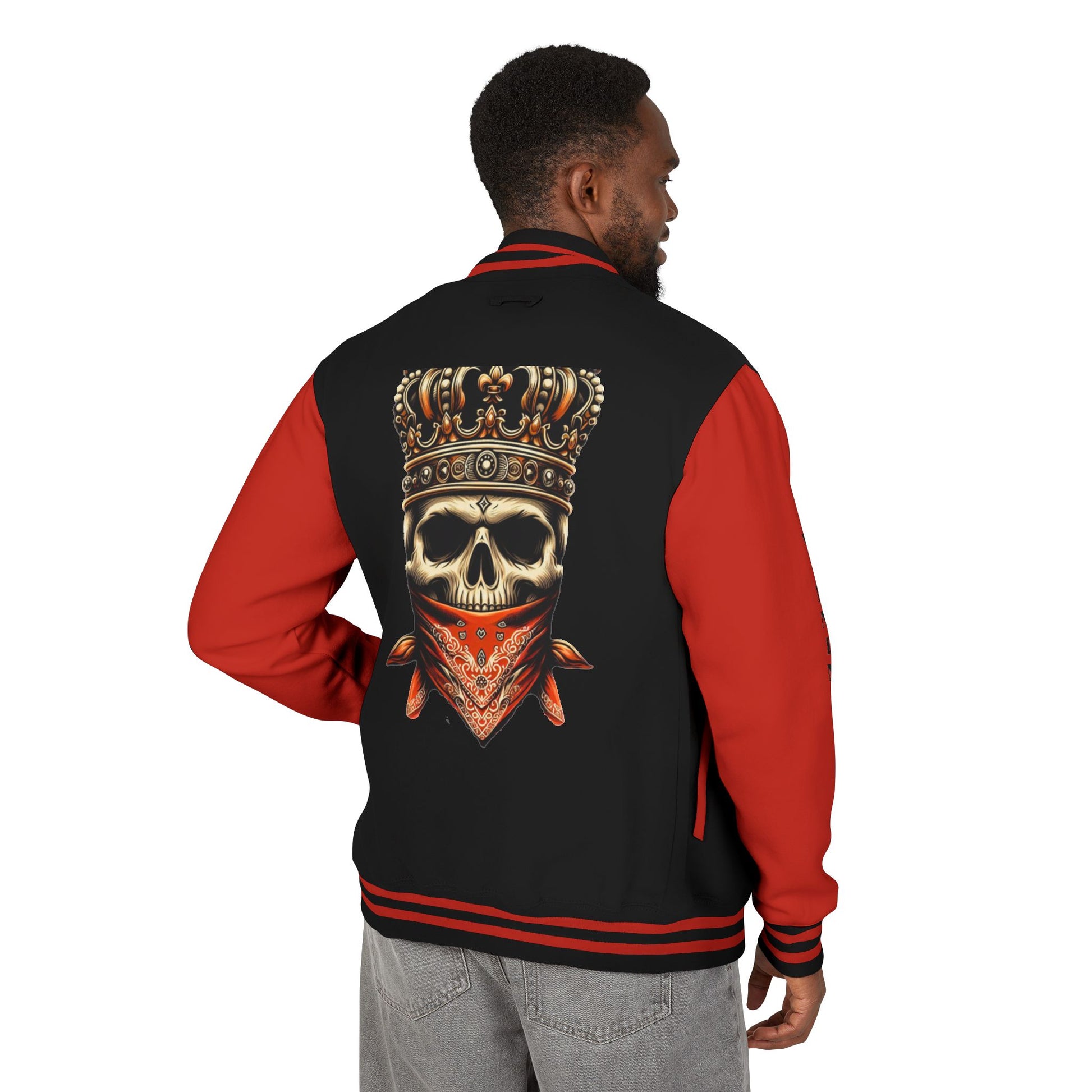 Classic Crooks Apparel letterman jacket—bold style, premium quality, and street-ready edge.