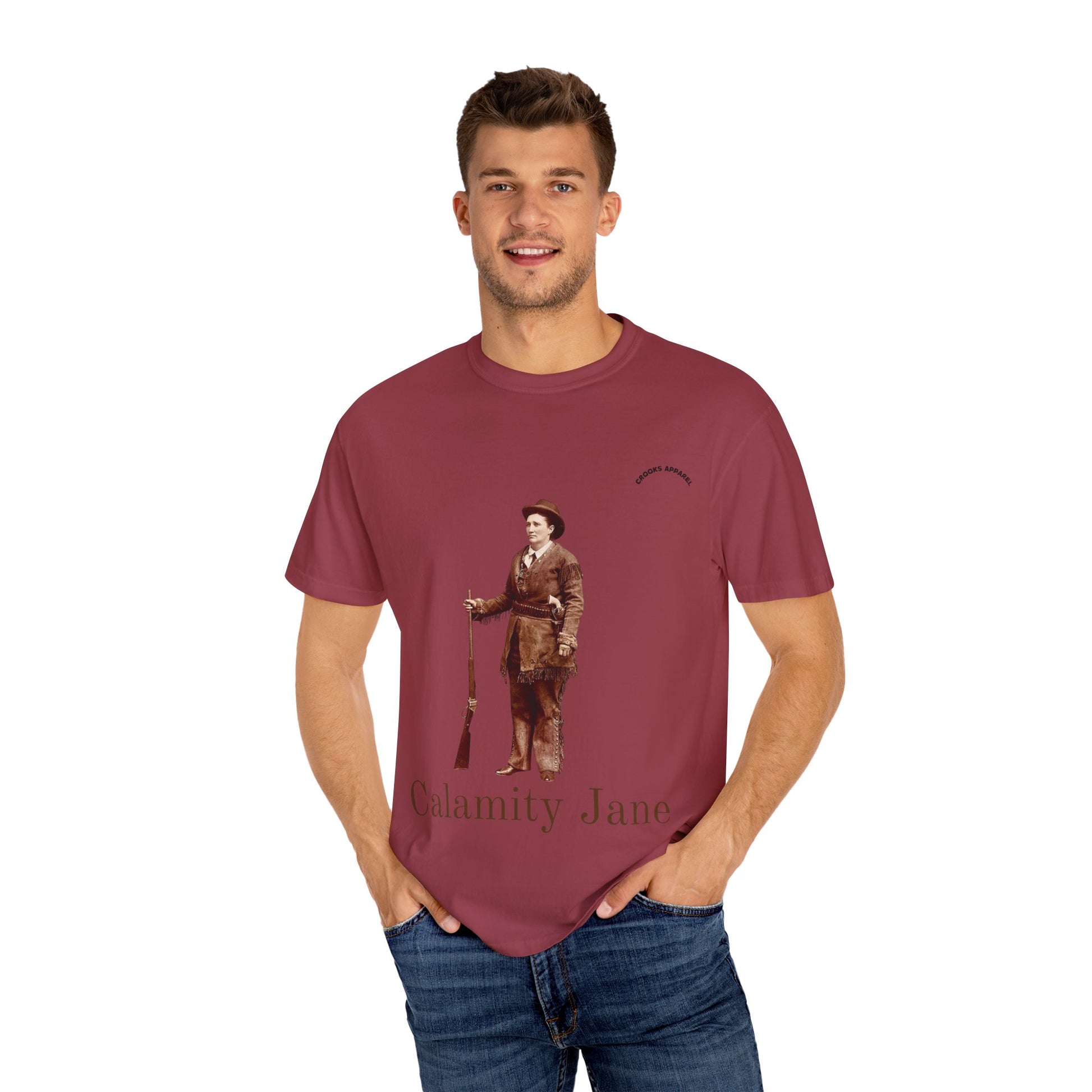 Calamity Jane t-shirt, honoring the iconic frontier woman