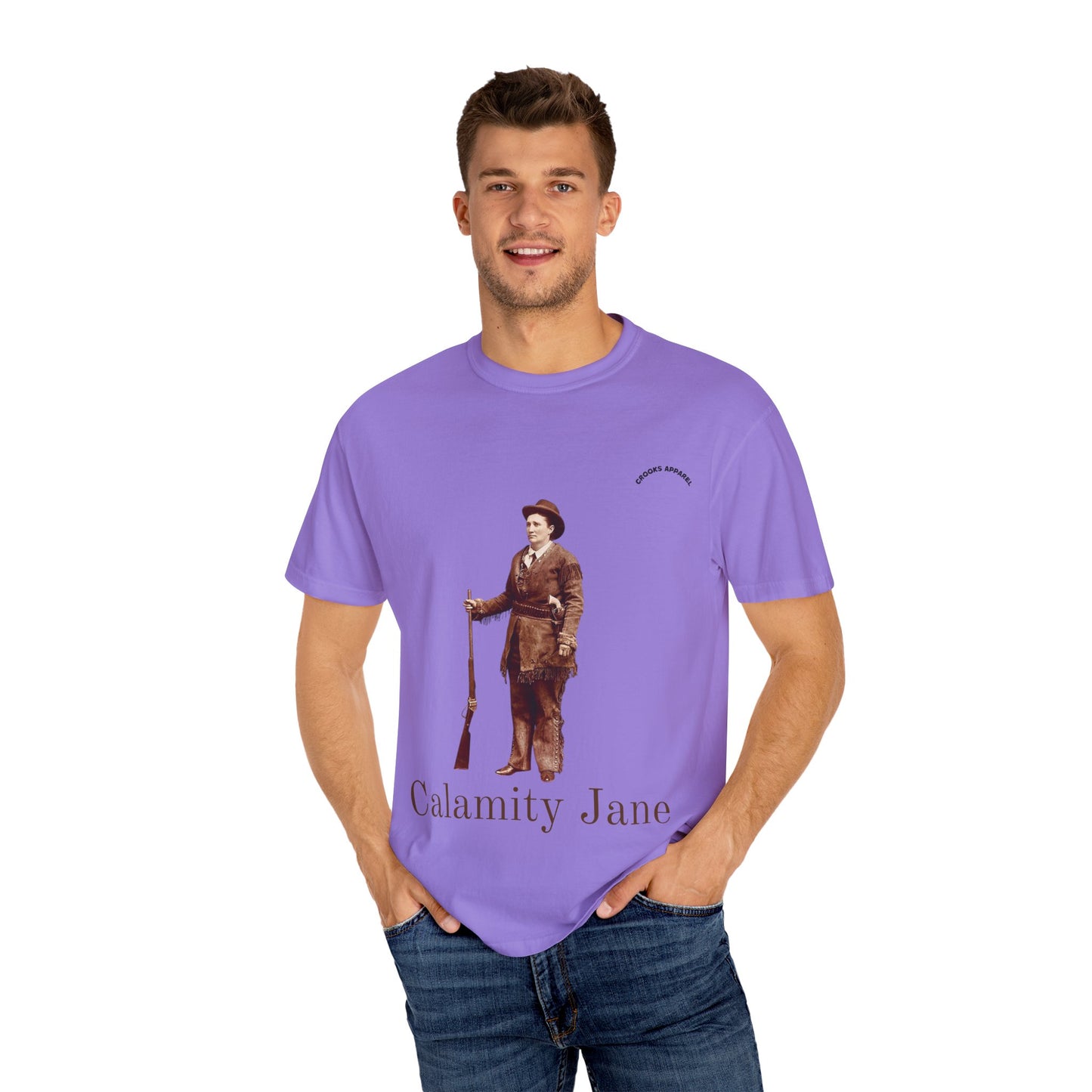 Calamity Jane t-shirt, honoring the iconic frontier woman