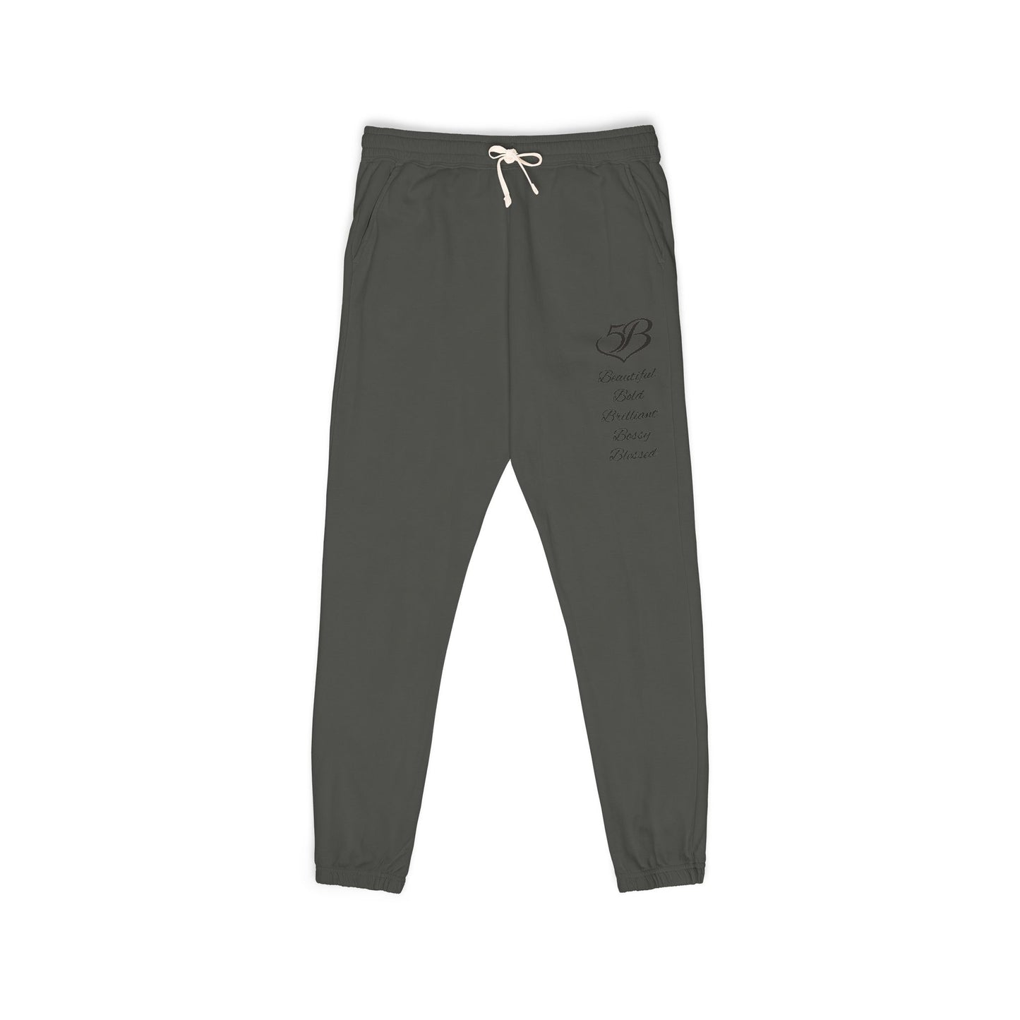 5B Cotton Fleece Joggers by Ashley Renee