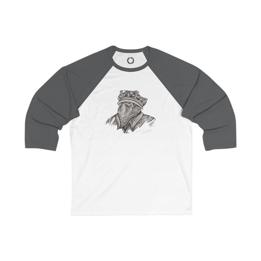 Sleek baseball tee showcasing Infinite American Soldier logo in style