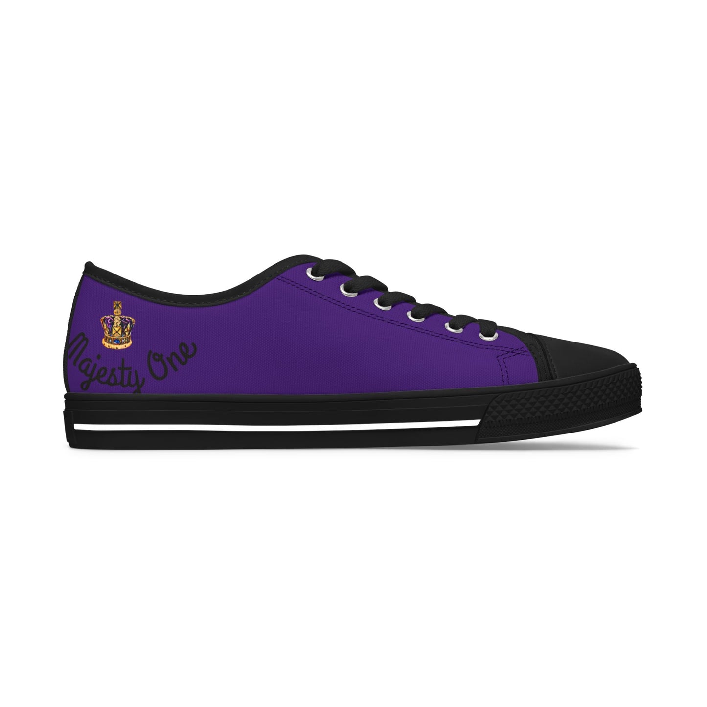 Casual Women's Low Top Sneakers - Stylish Purple Shoes