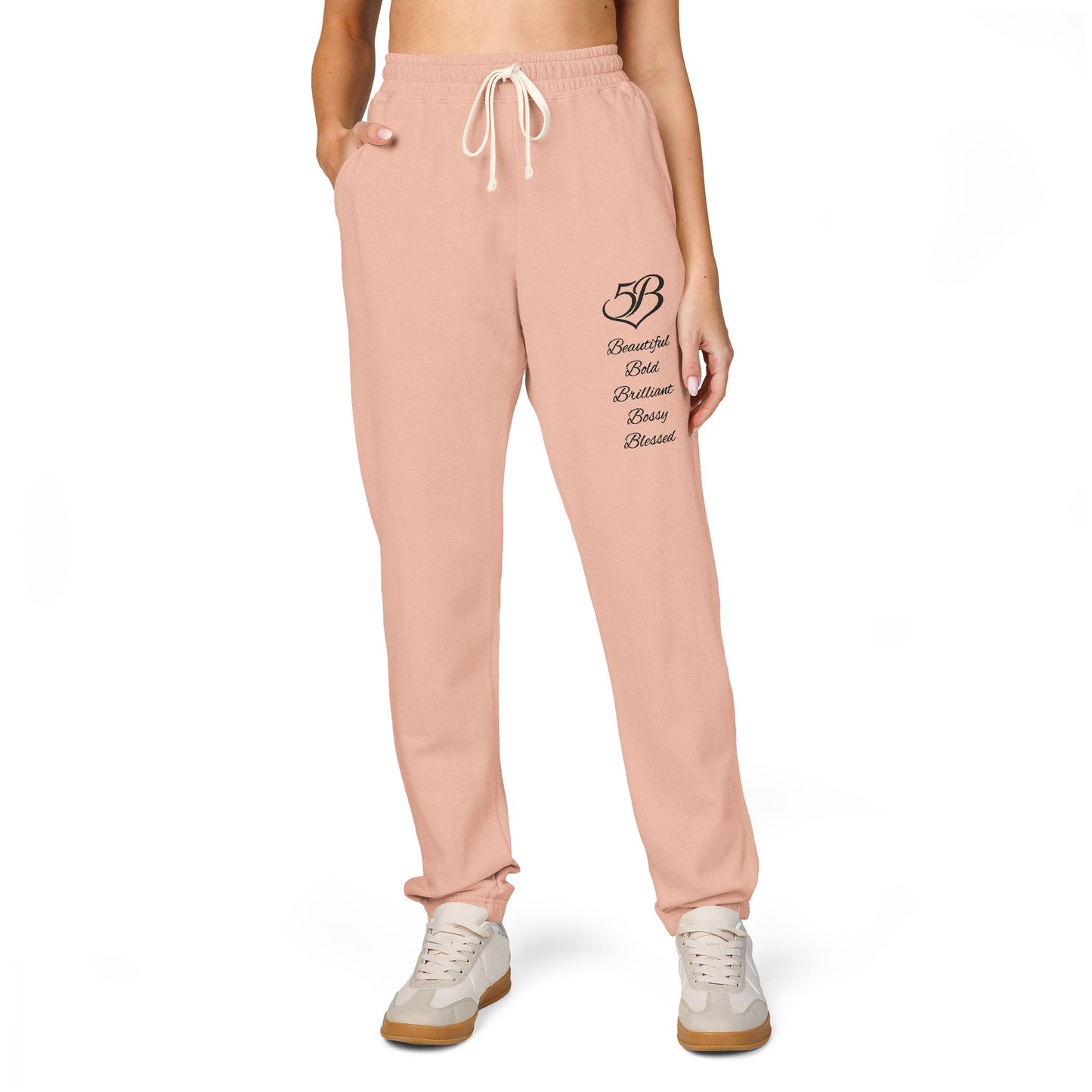 5B Cotton Fleece Joggers by Ashley Renee