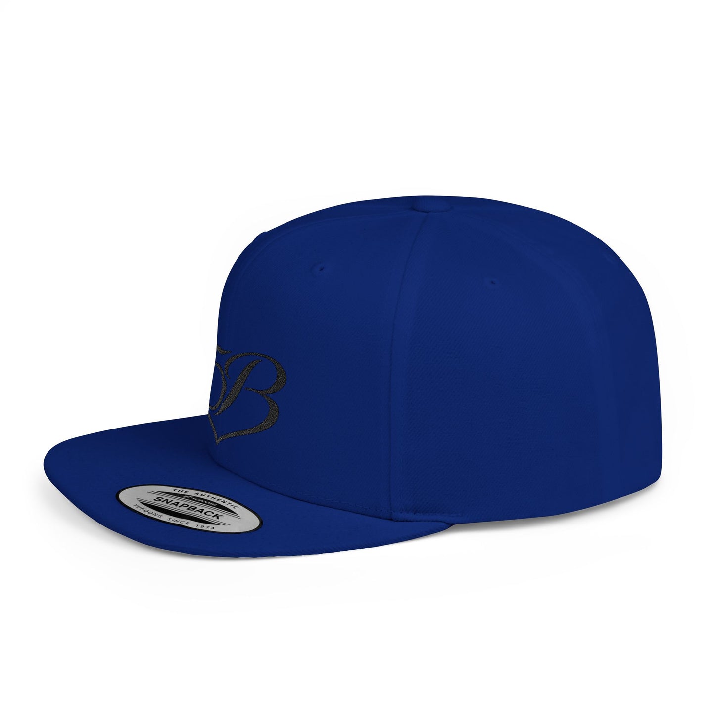 5B Flat Bill Snapback Hat by Ashley Renee