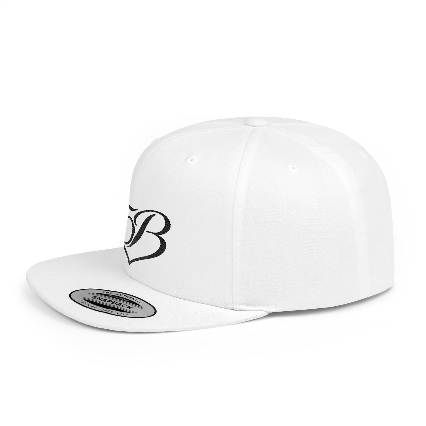 5B Flat Bill Snapback Hat by Ashley Renee