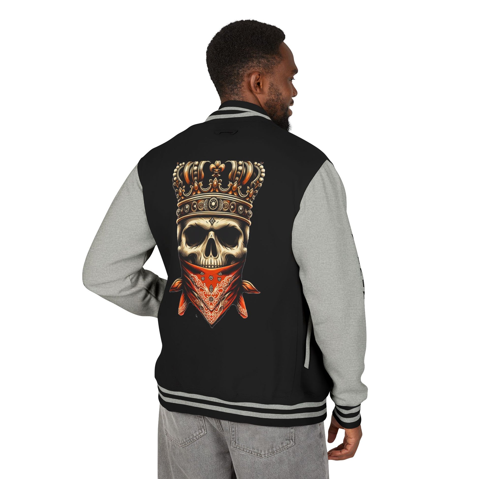 Classic Crooks Apparel letterman jacket—bold style, premium quality, and street-ready edge.