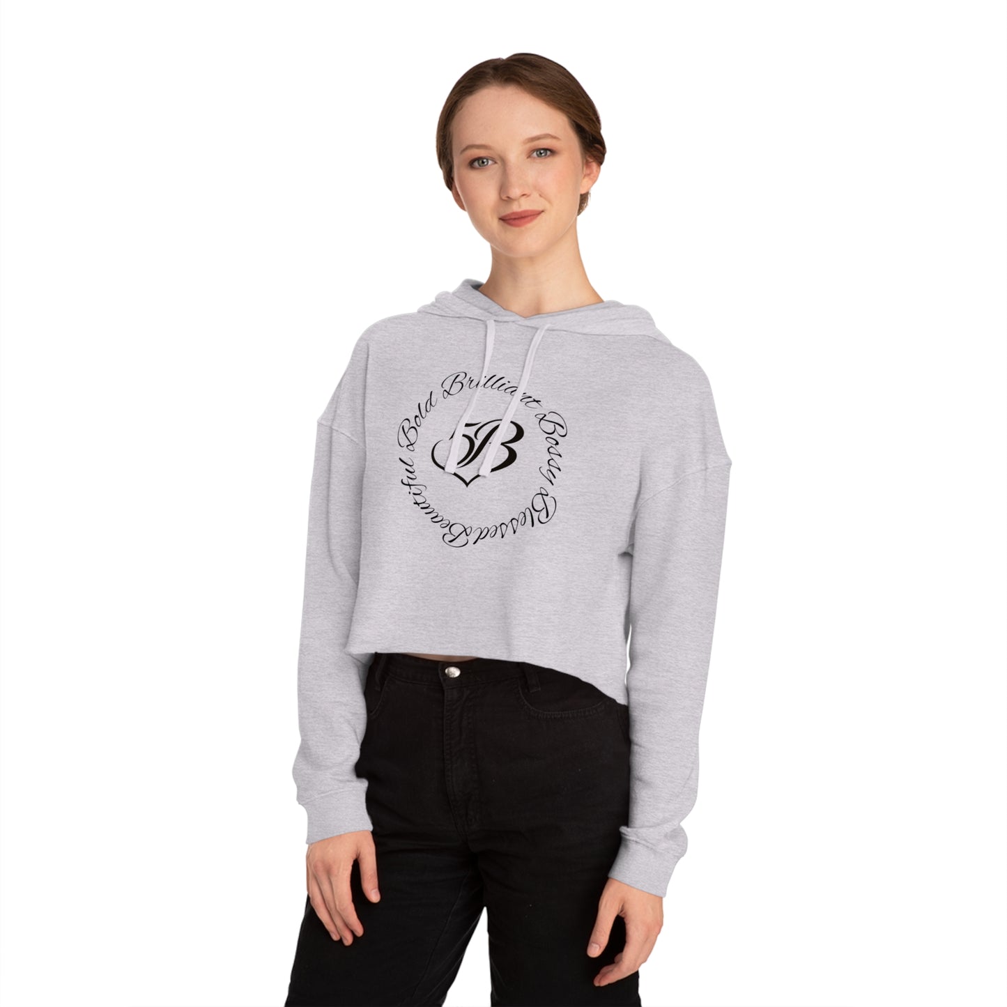 5B Cropped Hoodie by Ashley Renee