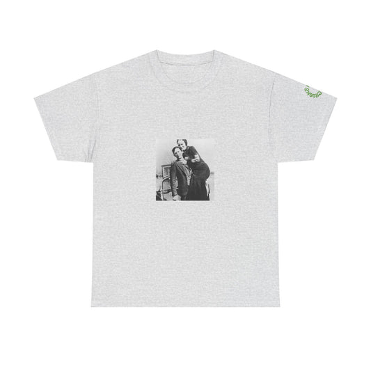 Bonnie and Clyde T-shirt featuring a bold design inspired by the infamous outlaw duo