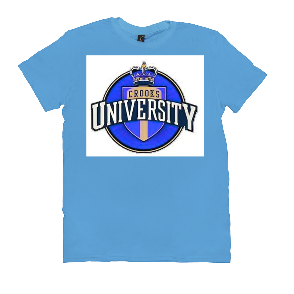 Crooks University Cotton T-shirt, bold design with crest