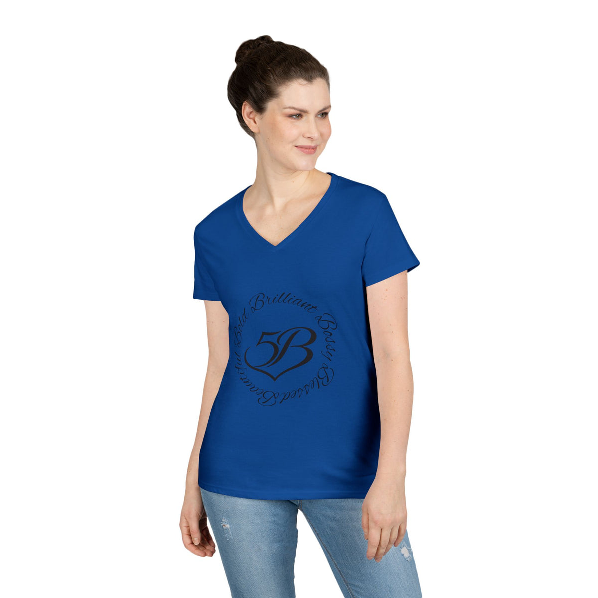 5B V-Neck T‑Shirt by Ashley Renee