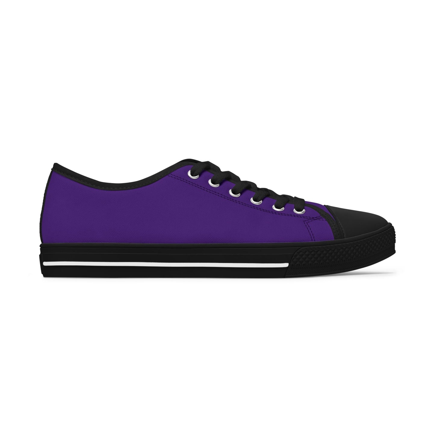 Casual Women's Low Top Sneakers - Stylish Purple Shoes