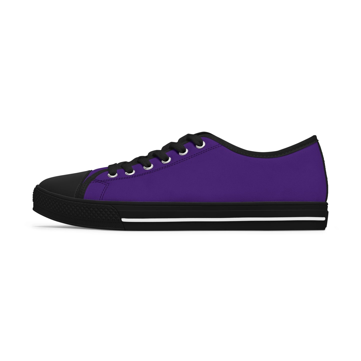 Casual Women's Low Top Sneakers - Stylish Purple Shoes