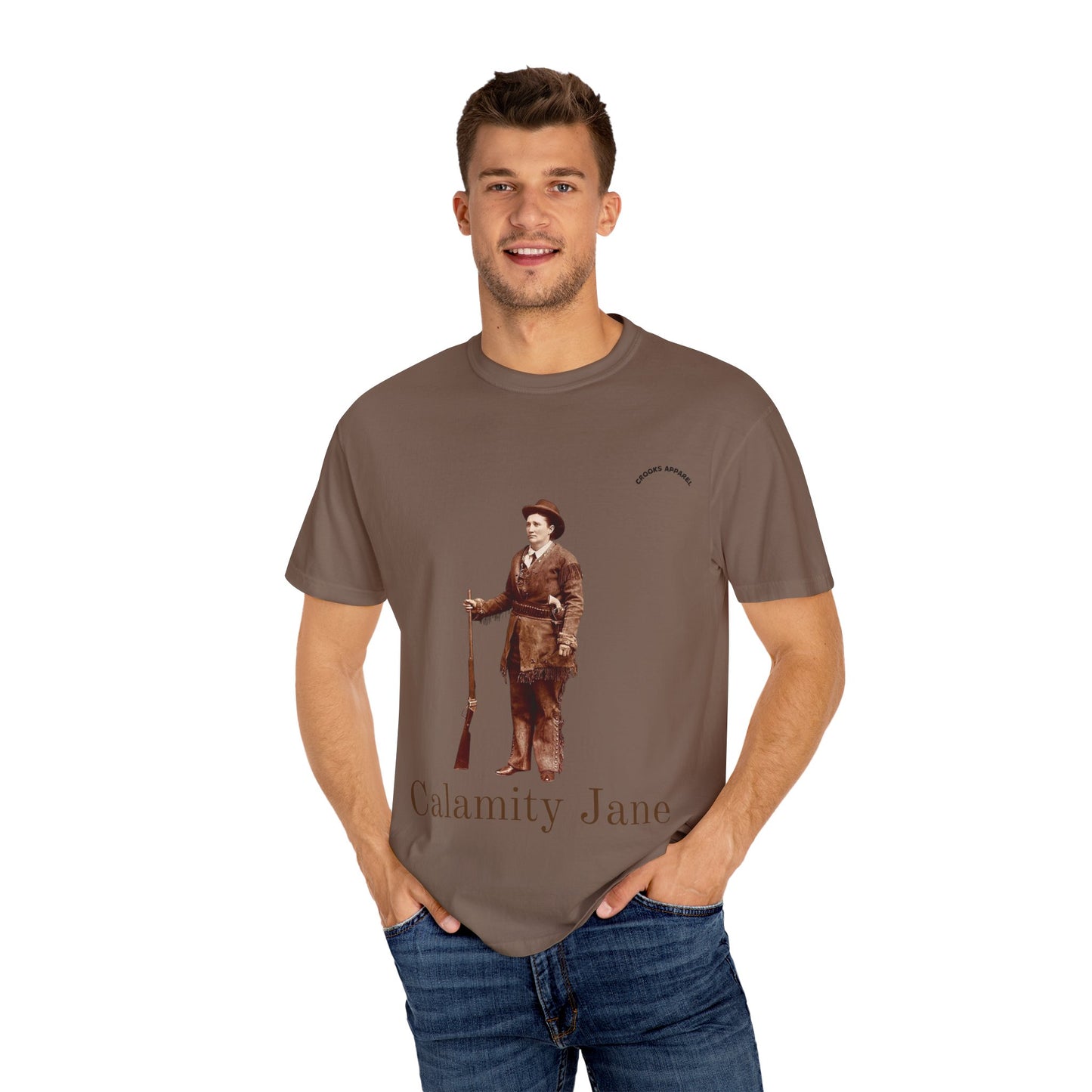 Calamity Jane t-shirt, honoring the iconic frontier woman