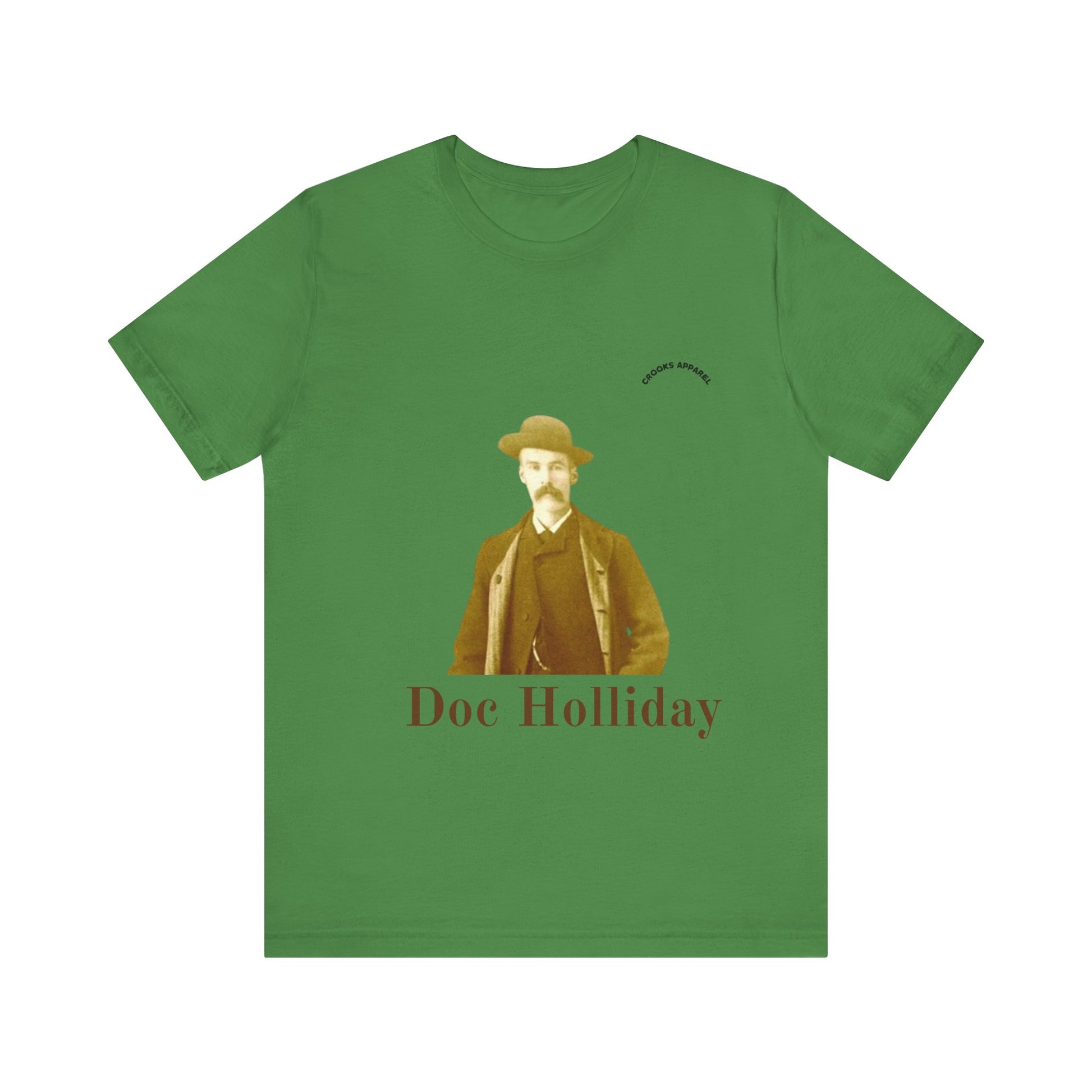 Doc Holliday T-shirt, featuring a classic wild west portrait