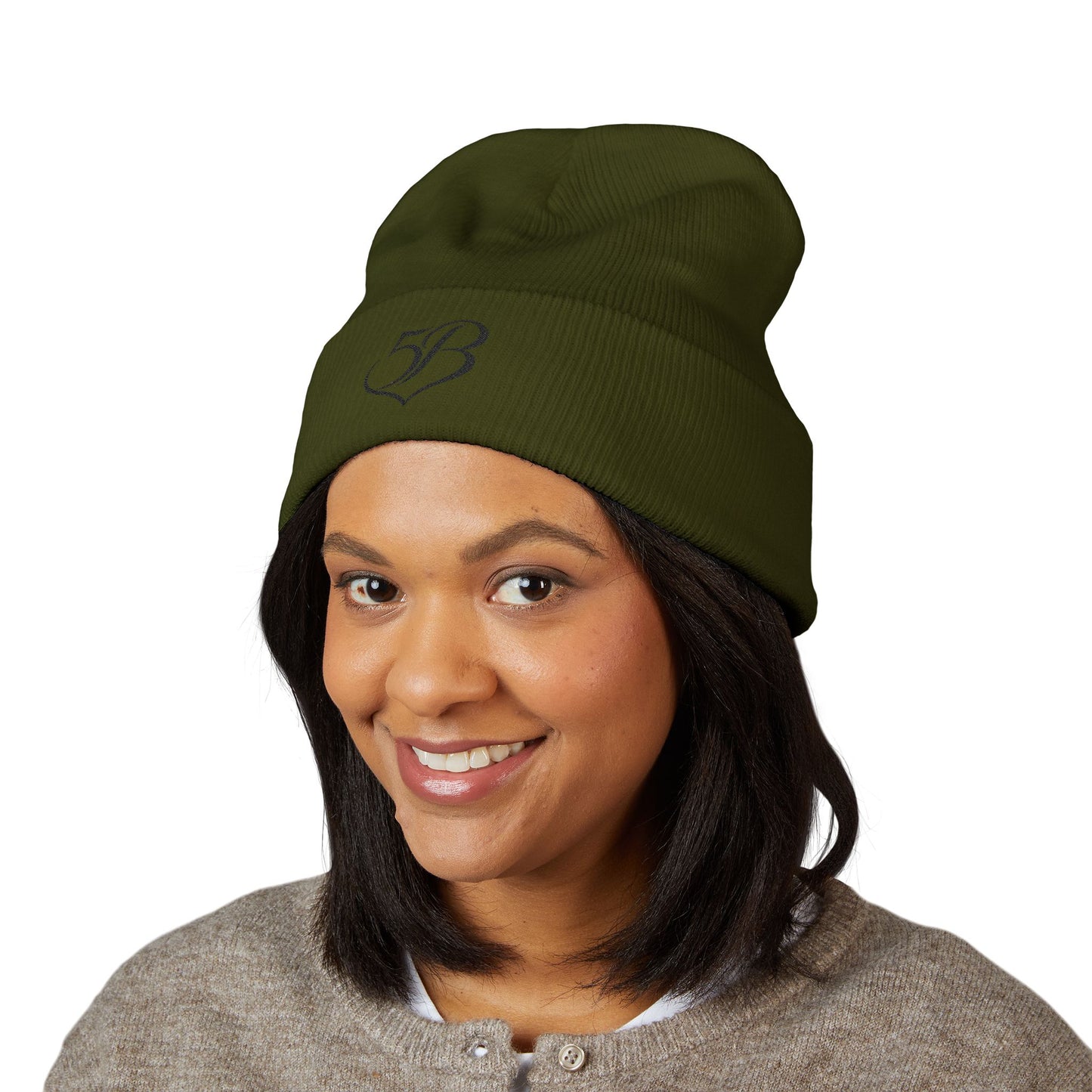 '5B' Classic Cuffed Beanie by Ashley Renee