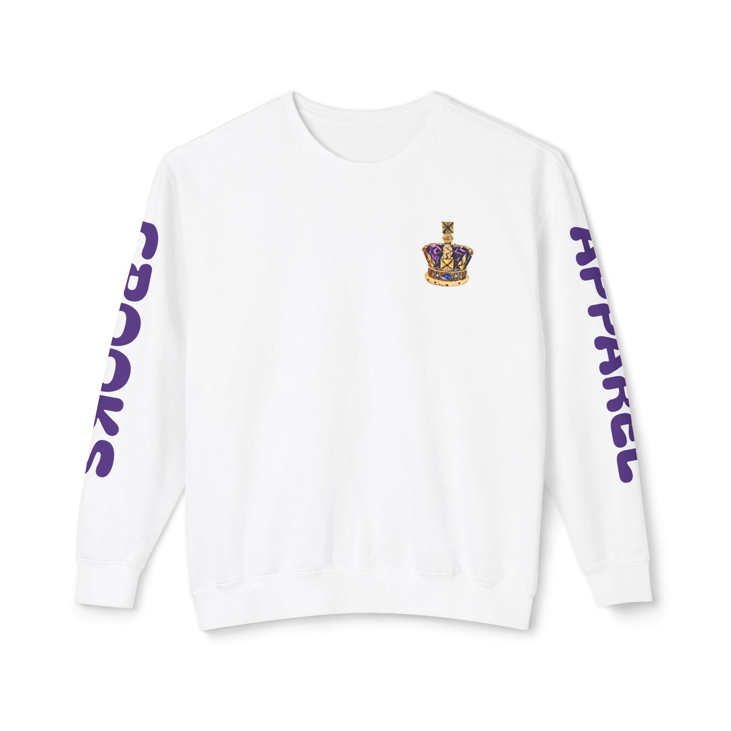 Cozy crewneck with unique graphics, perfect for a casual yet edgy look.