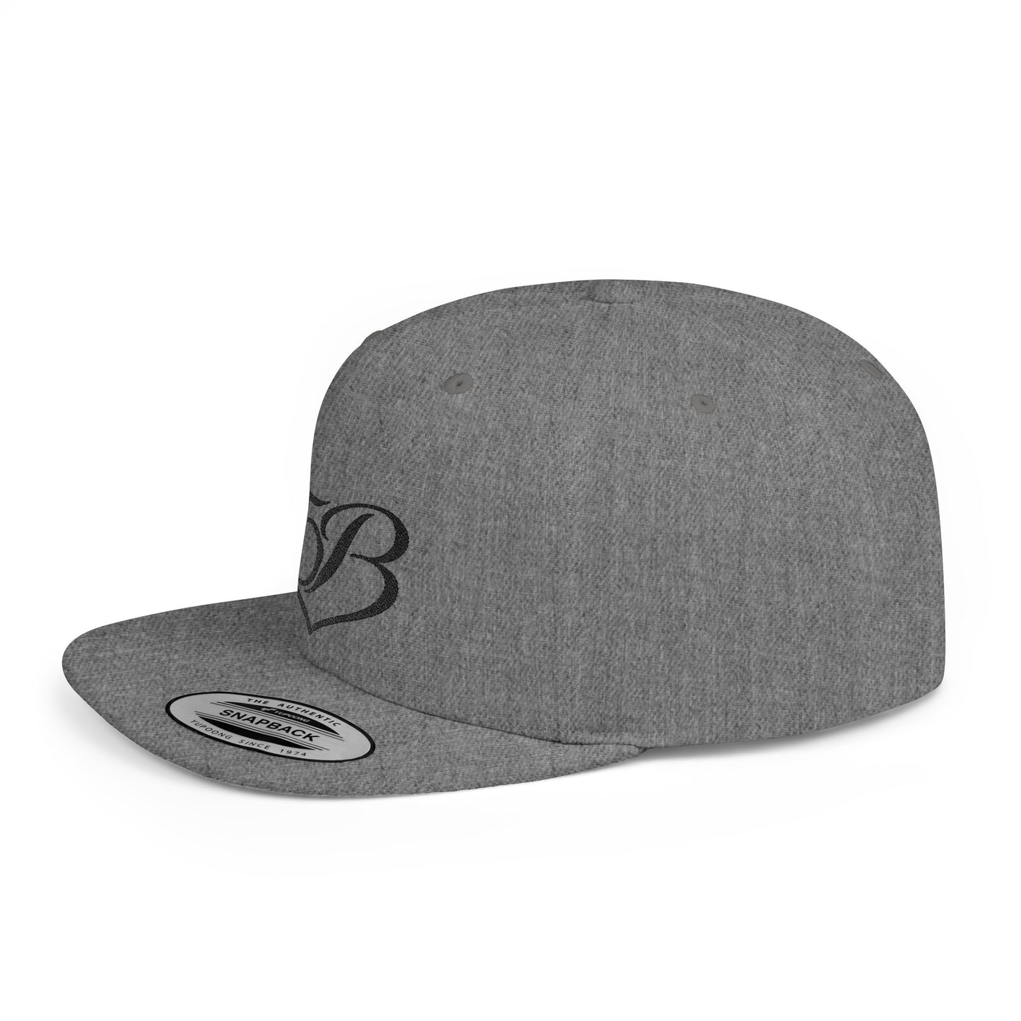 5B Flat Bill Snapback Hat by Ashley Renee