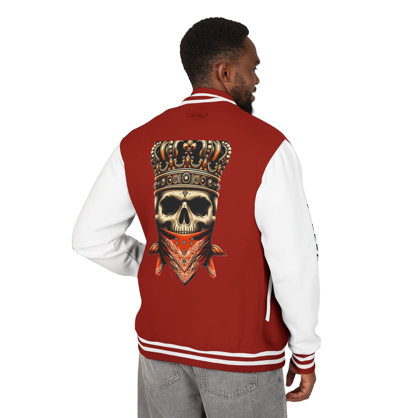Classic Crooks Apparel letterman jacket—bold style, premium quality, and street-ready edge.