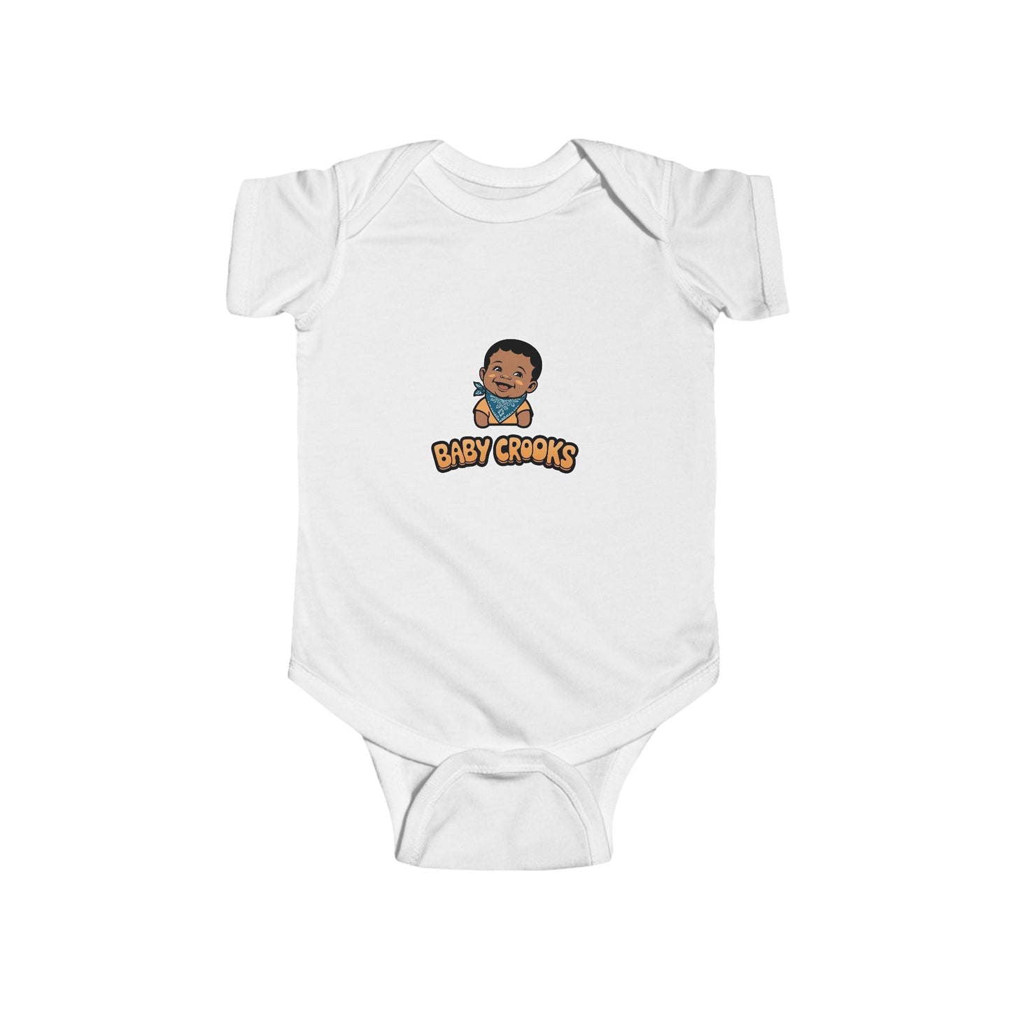 Adorable Crooks onesie for the little trendsetters