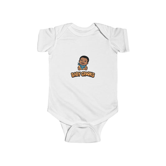 Adorable Crooks onesie for the little trendsetters